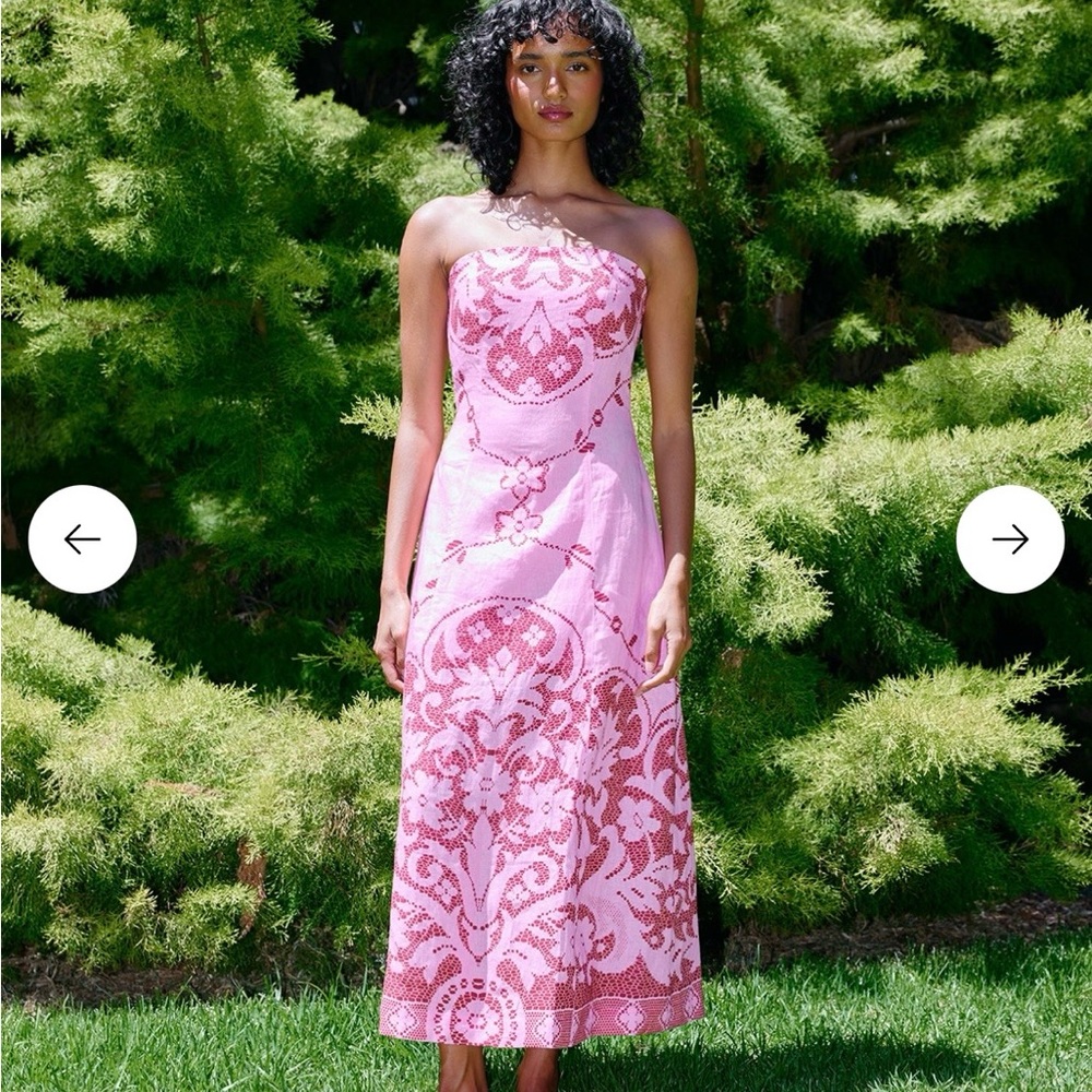 Aston Studio Harper Midi-Maxi Dress Magenta